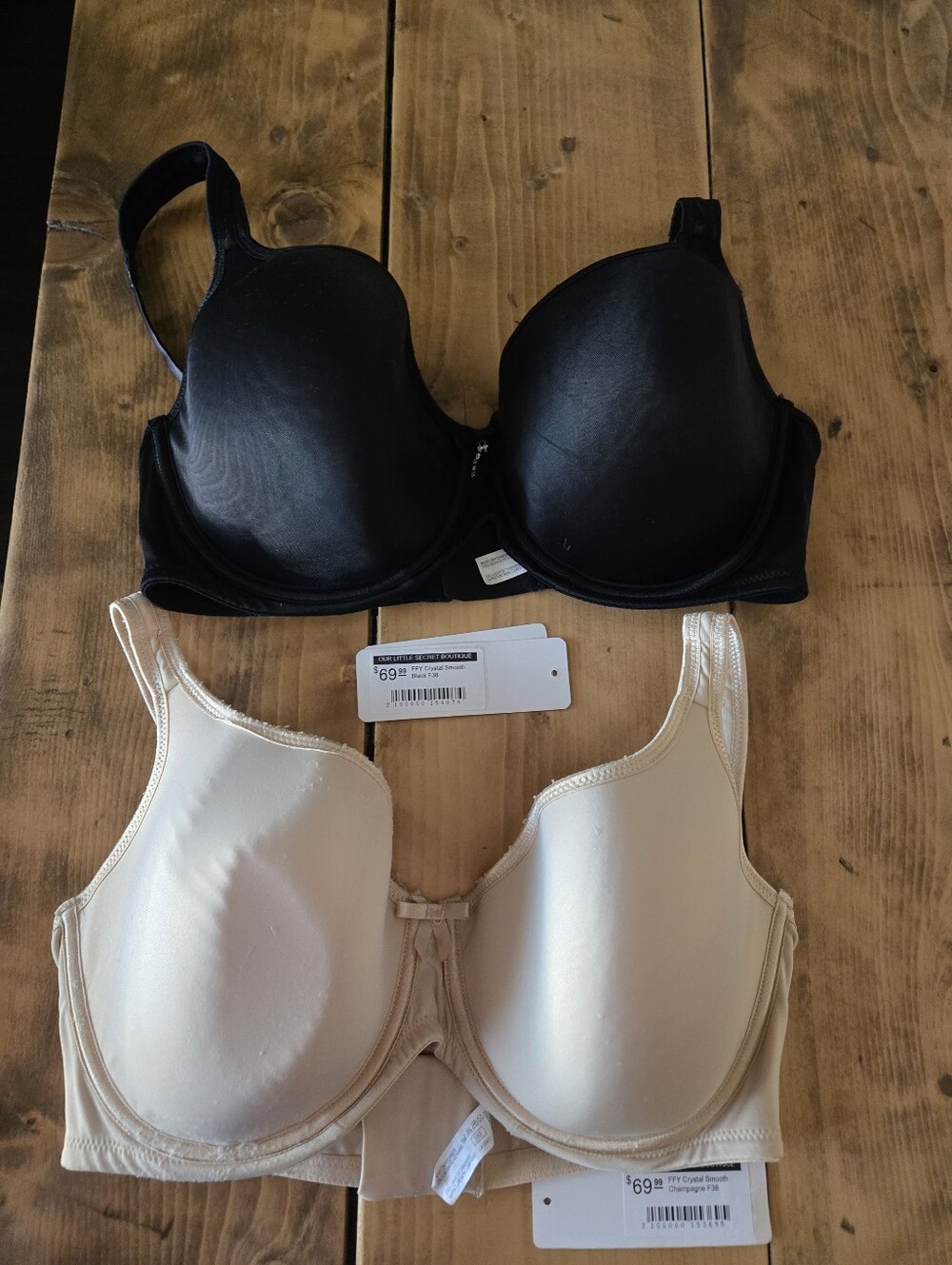 Women's FFY Crystal Smooth Bras Size F38 38F